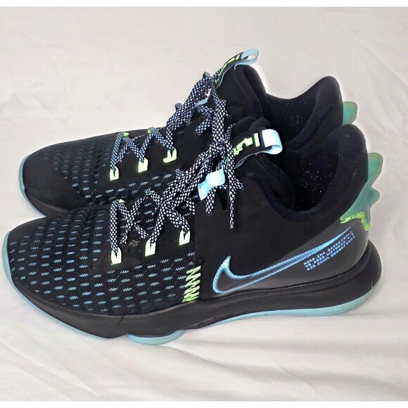 Nike Other - Nike LeBron Witness V (5) Mens Size 11 CQ9380-004 Black Light Blue Fury